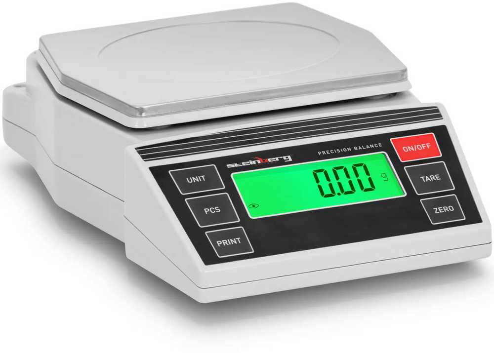 Virtuvinės svarstyklės Steinberg Systems Tikslios LCD juvelyrikos laboratorinės svarstyklės 0,2-3000g / 0,01g