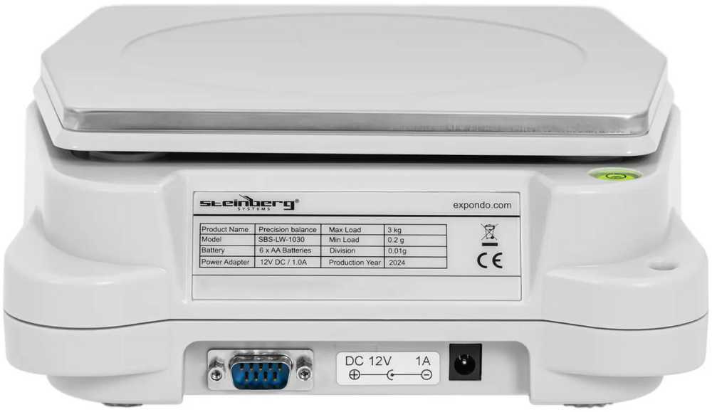 Virtuvinės svarstyklės Steinberg Systems Tikslios LCD juvelyrikos laboratorinės svarstyklės 0,2-3000g / 0,01g