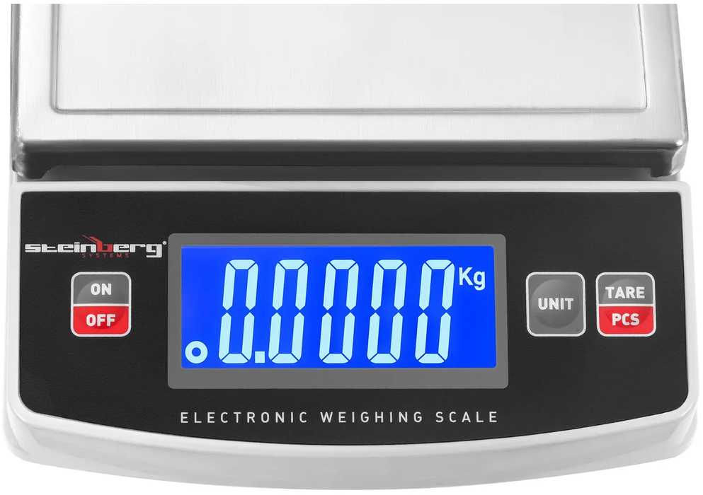 Virtuvinės svarstyklės Steinberg Systems Elektroninės stalinės virtuvės svarstyklės 3000 g / 0,5 g