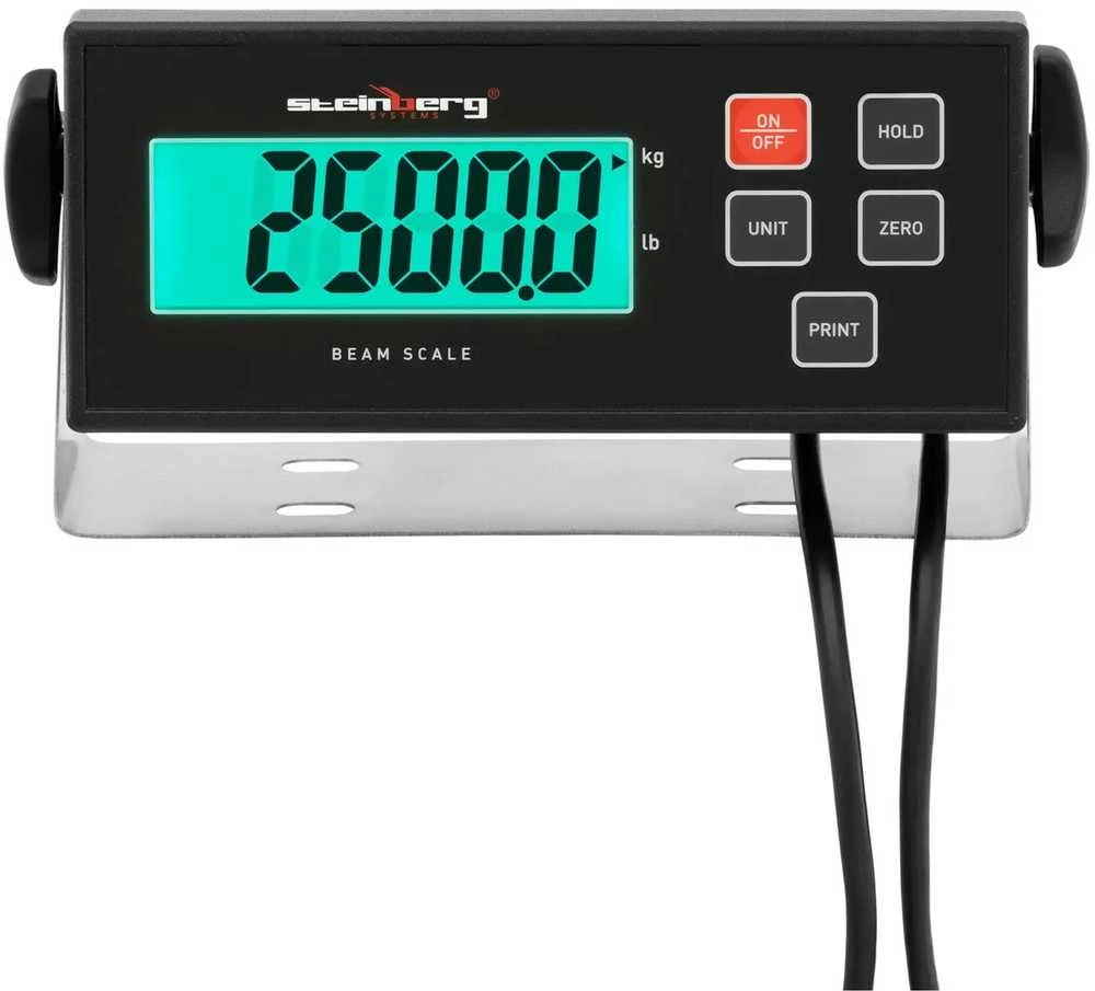 Virtuvinės svarstyklės Steinberg Systems Slydimo sijos padėklų skalė LCD 2500 / 0,5kg 1000 x 100 mm