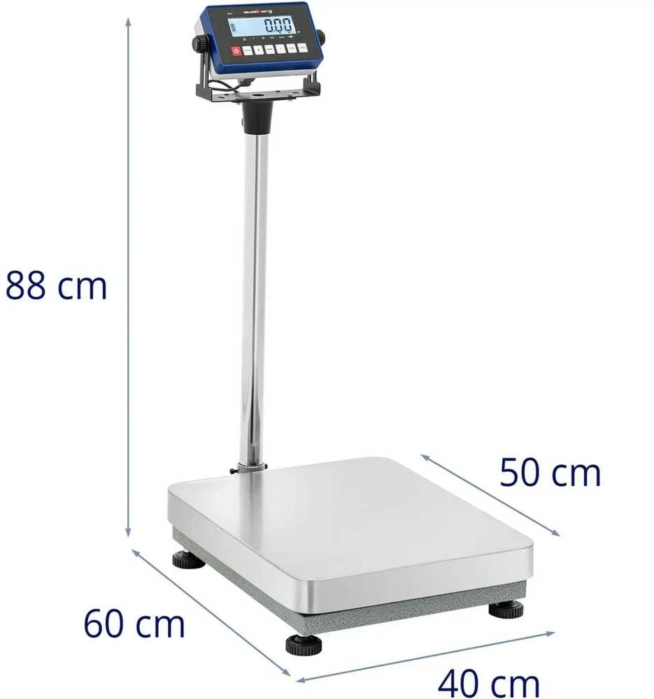 Steinberg Systems Pramoninės platforminės svarstyklės 40 x 50 cm 120 kg / 0,005 kg