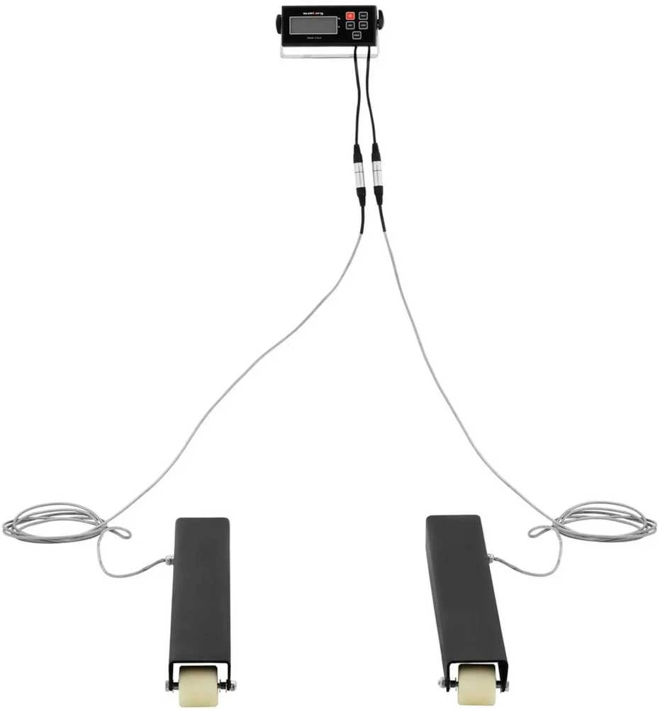 Virtuvinės svarstyklės Steinberg Systems Slydimo sijos padėklų skalė LCD 2500 / 0,5kg 1000 x 100 mm
