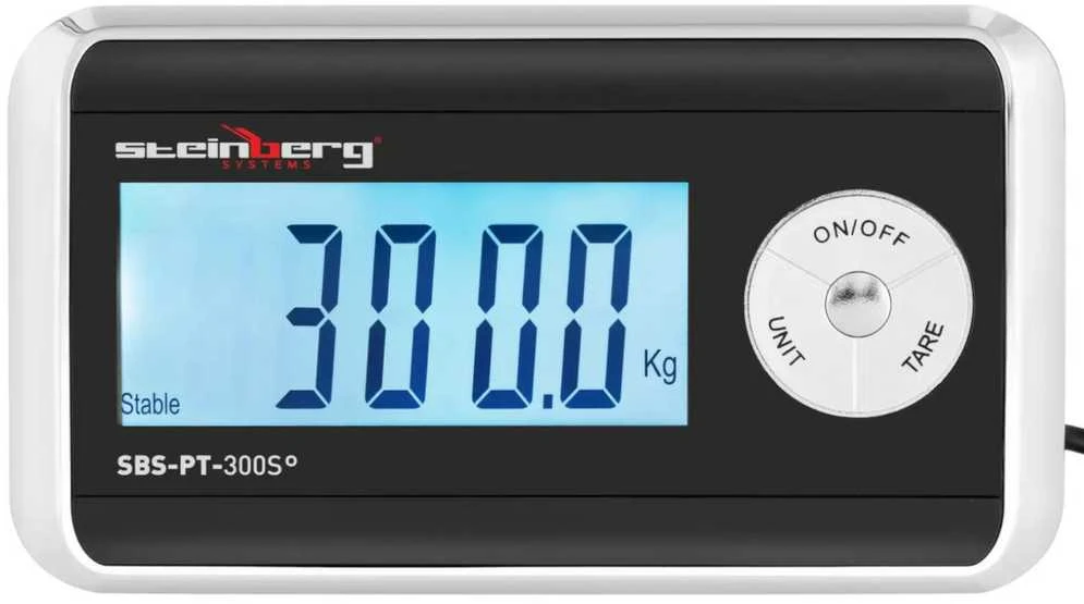 Virtuvinės svarstyklės Steinberg Systems Svarstyklės siuntų paštas LCD 31 x 38,5 cm 300 kg / 100 g