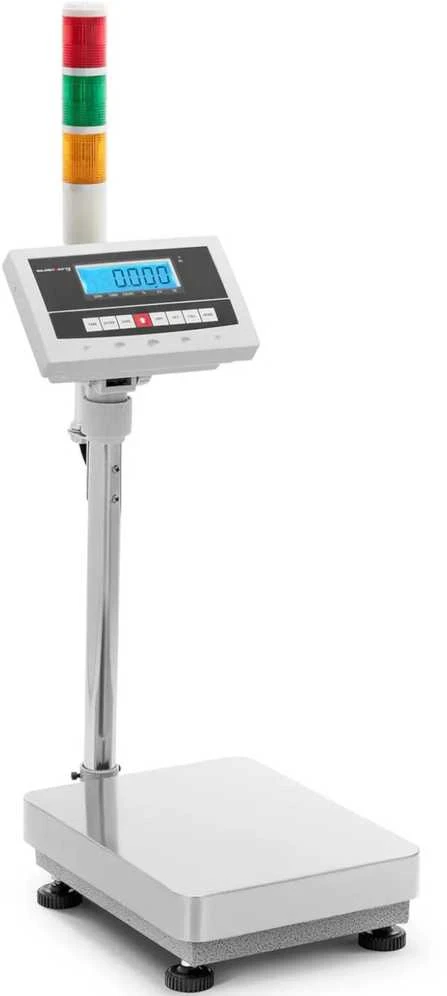 Steinberg Systems Sandėlio platforminės svarstyklės su LCD šviesos kolona 30 kg / 0,001 kg