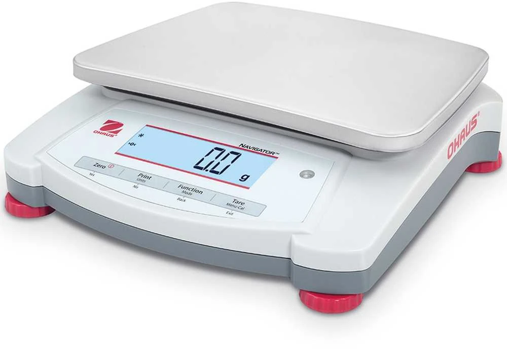 Virtuvinės svarstyklės Techninės lentelės svarstyklės laboratorijai, tikslios NAVIGATOR NVT 22000g / 1g - OHAUS NVT22000