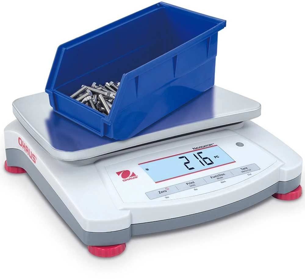 Virtuvinės svarstyklės Techninės lentelės svarstyklės laboratorijai, tikslios NAVIGATOR NVT 22000g / 1g - OHAUS NVT22000