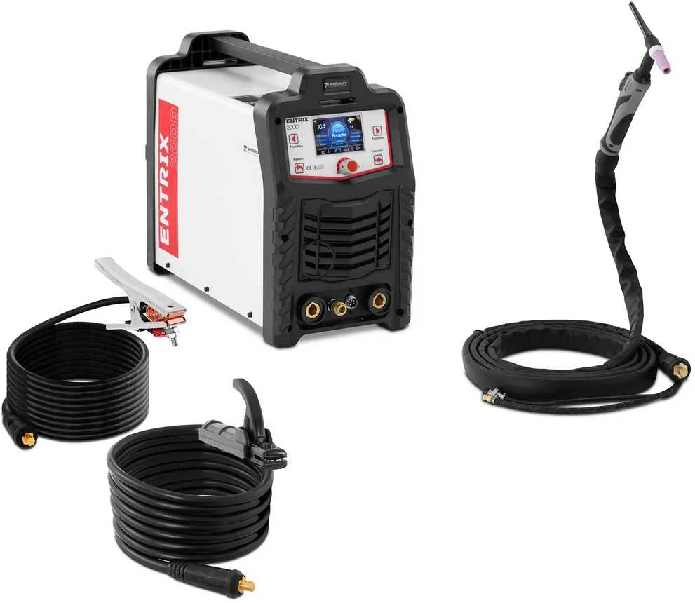 Welbach ENTRIX TIG MMA HF AC/DC Puls 200A skaitmeninis aliuminio suvirinimo aparatas