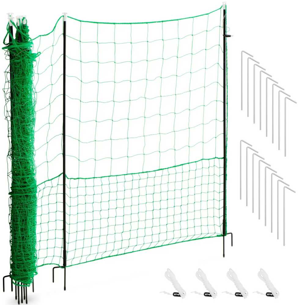 Wiesenfield Tinklinė aptvarų veisimo apsauginė tvora paukštėms vištoms 1,25 x 15 m
