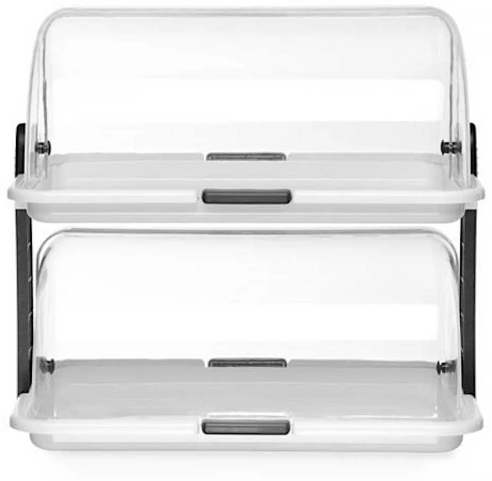 Švediško stalo vitrina su dvigubu stoglangiu 380 x 260 x 355 mm – Hendi 871768 (Ekspozicinė prekė)