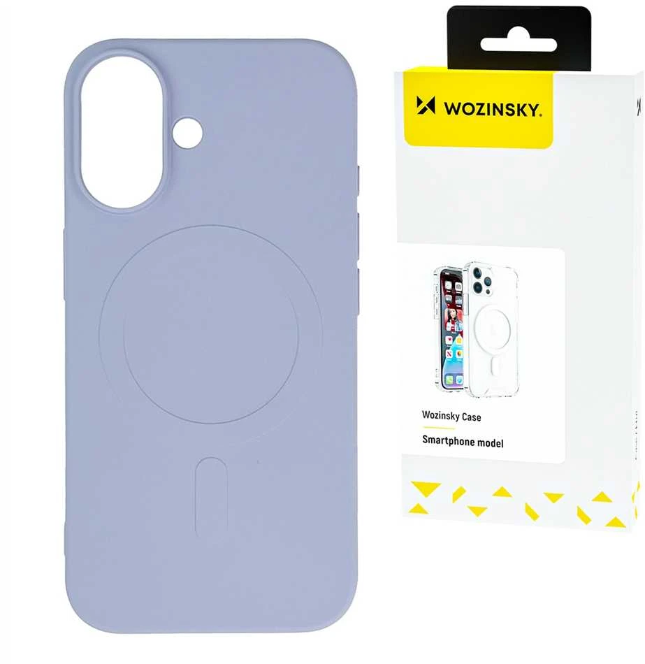 Wozinsky Liquid Silicone MagSafe for Samsung Galaxy S25 Ultra – dėklas telefonui violetinės spalvos