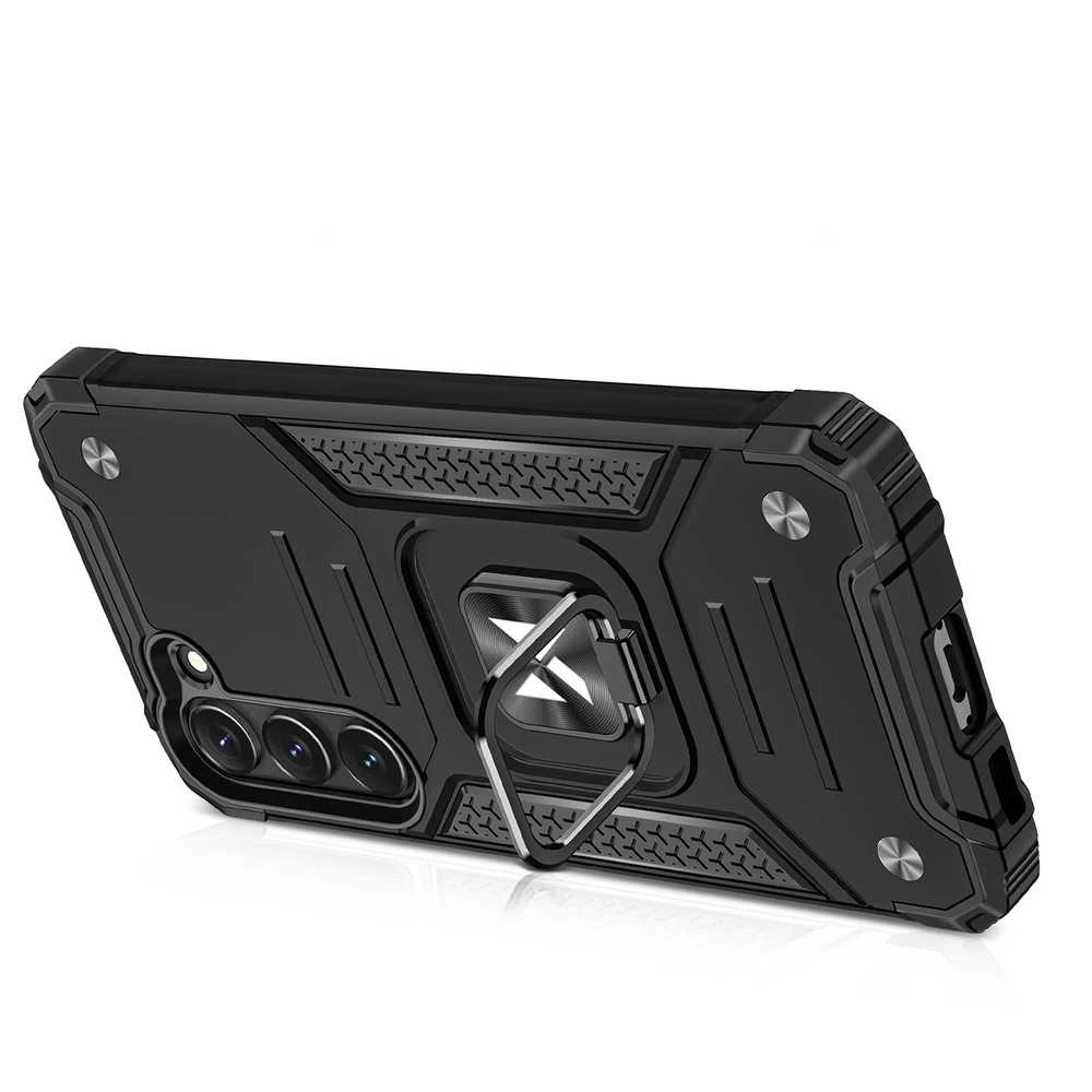Wozinsky Dėklas Armored Case Samsung Galaxy S23+ Magnetic Holder Ring Armor juoda