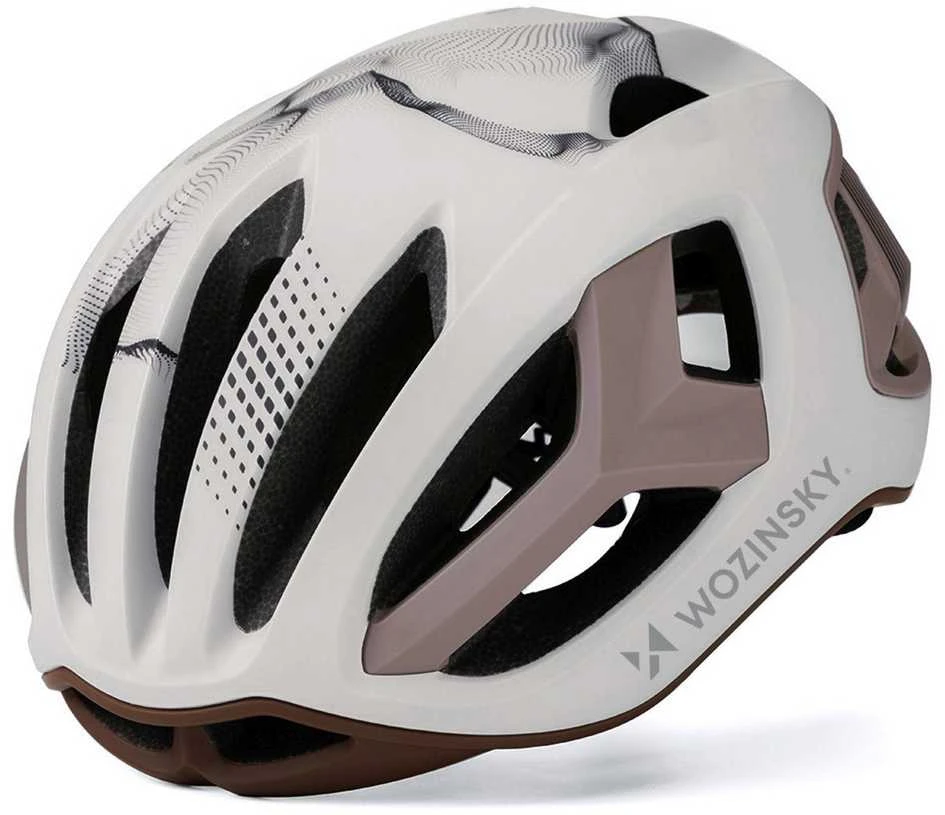 Wozinsky Ultralengvas plento dviratininko šalmas 54–58 cm – pilkai rudas