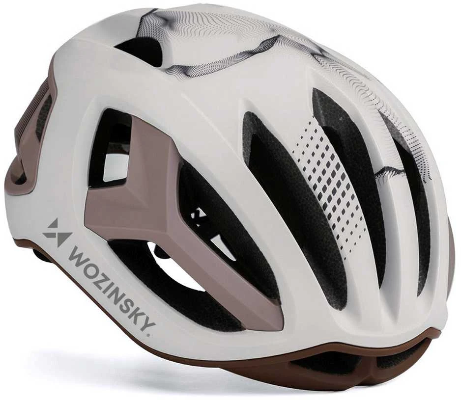 Wozinsky Ultralengvas plento dviratininko šalmas 54–58 cm – pilkai rudas