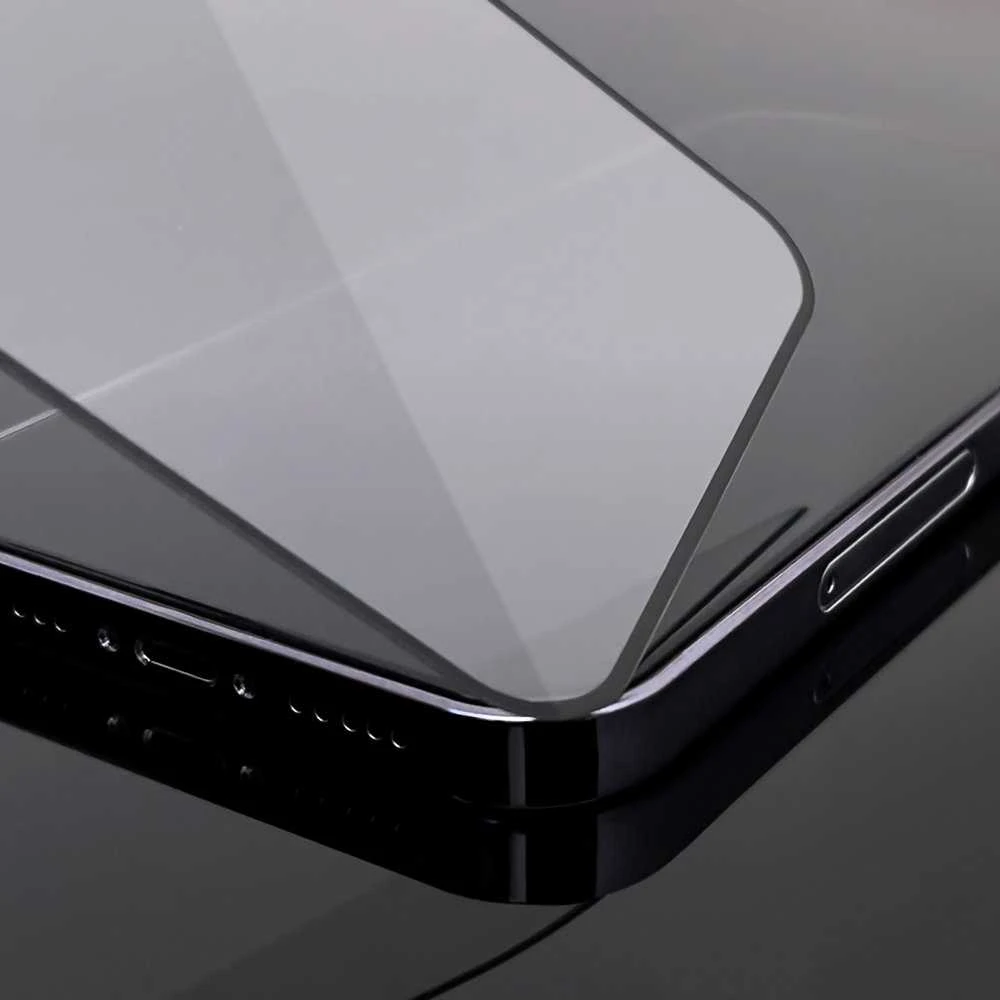 Wozinsky Folia szklana grūdintas stiklas su ramką na ekran Samsung Galaxy A22 4G Full Cover Flexi Nano juoda