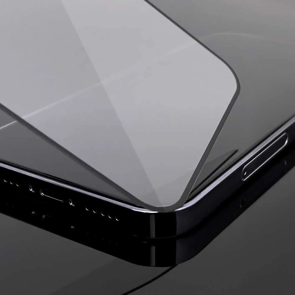 Wozinsky 9H grūdintas stiklas visam Samsung Galaxy S23+ ekranui su juodu Full Glue rėmeliu
