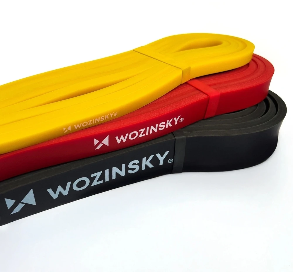 Wozinsky WGO-3 latekso pasipriešinimo juostos - 3 vnt.
