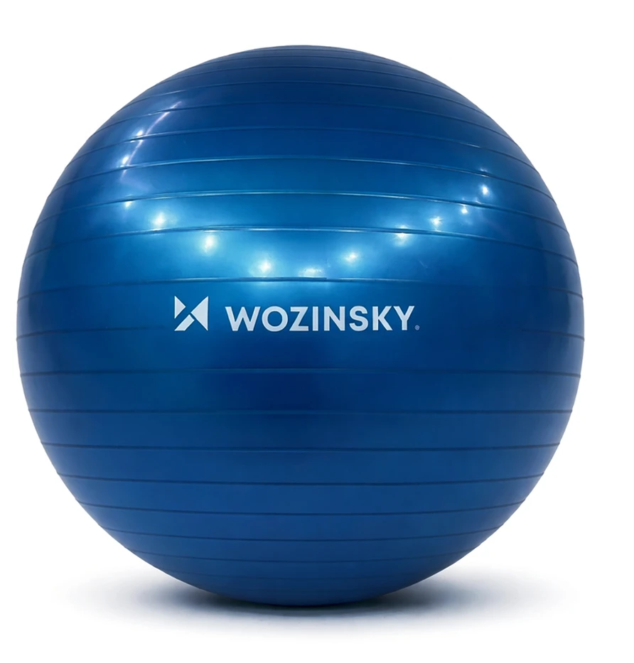Wozinsky WGB65BL mankštos kamuolys, 65 cm, Mėlyna