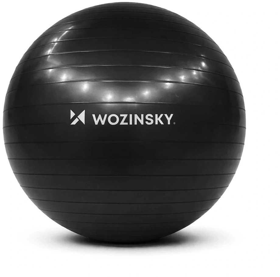 Wozinsky WGB65BB gimnastikos kamuolys 65 cm - Juodas