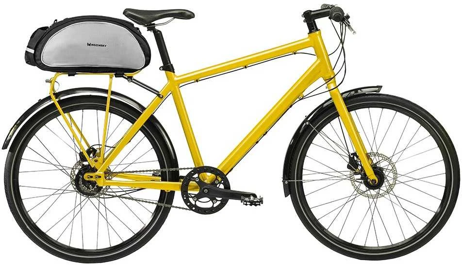 Wozinsky bike carrier bag with shoulder strap 13l juodos spalvos (WBB1BK)