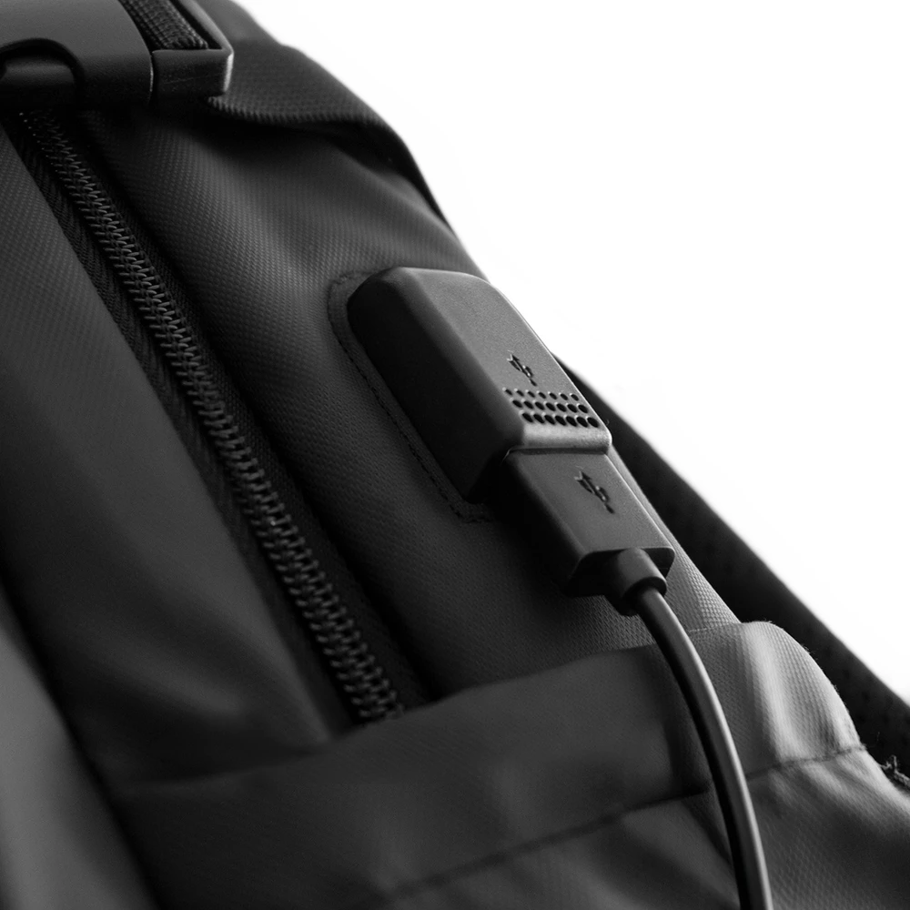 Wozinsky WPW-20L Backpack with Nešiojamas kompiuteris Pocket for 15" Travel 40x20x25 cm for Hand Luggage - Juodas