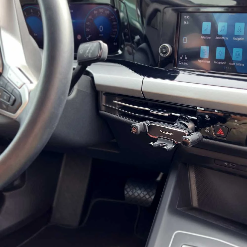 Wozinsky gravitacinis telefono laikiklis automobiliui juodos spalvos (WCHBK7)