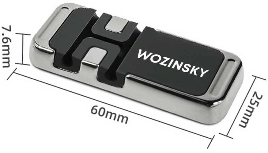 Wozinsky magnetinis telefono laikiklis su kabelių laikikliu (WMCDO-B1)