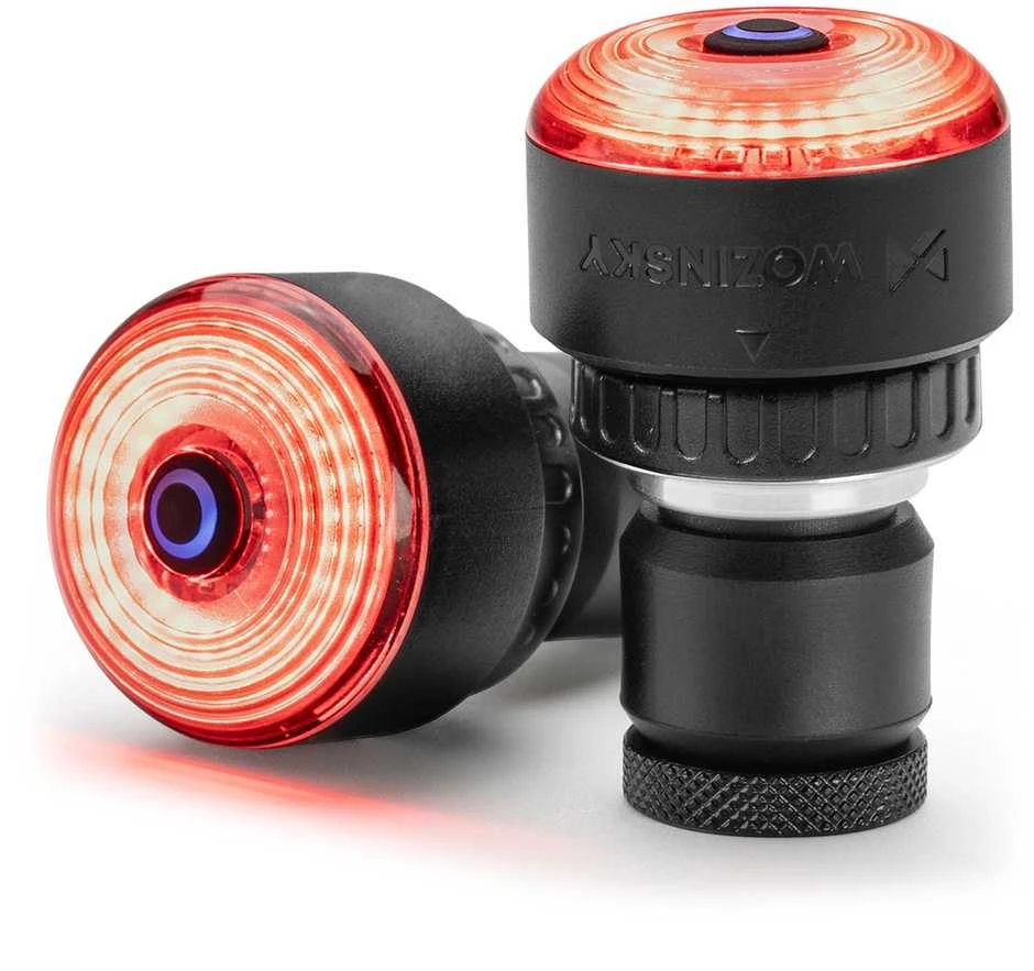 Wozinsky WIS-02 Atsparus vandeniui Smart Tail Light 1pc - Juodas
