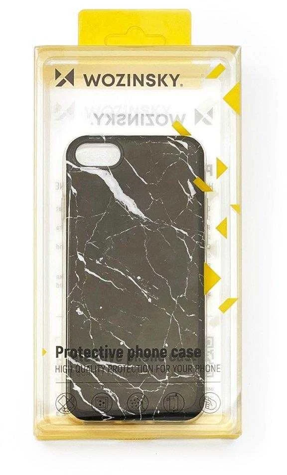 Dėklas Wozinsky Marble gelio dėklo marmurinis dangtelis, skirtas Samsung Galaxy S22 Ultra balta