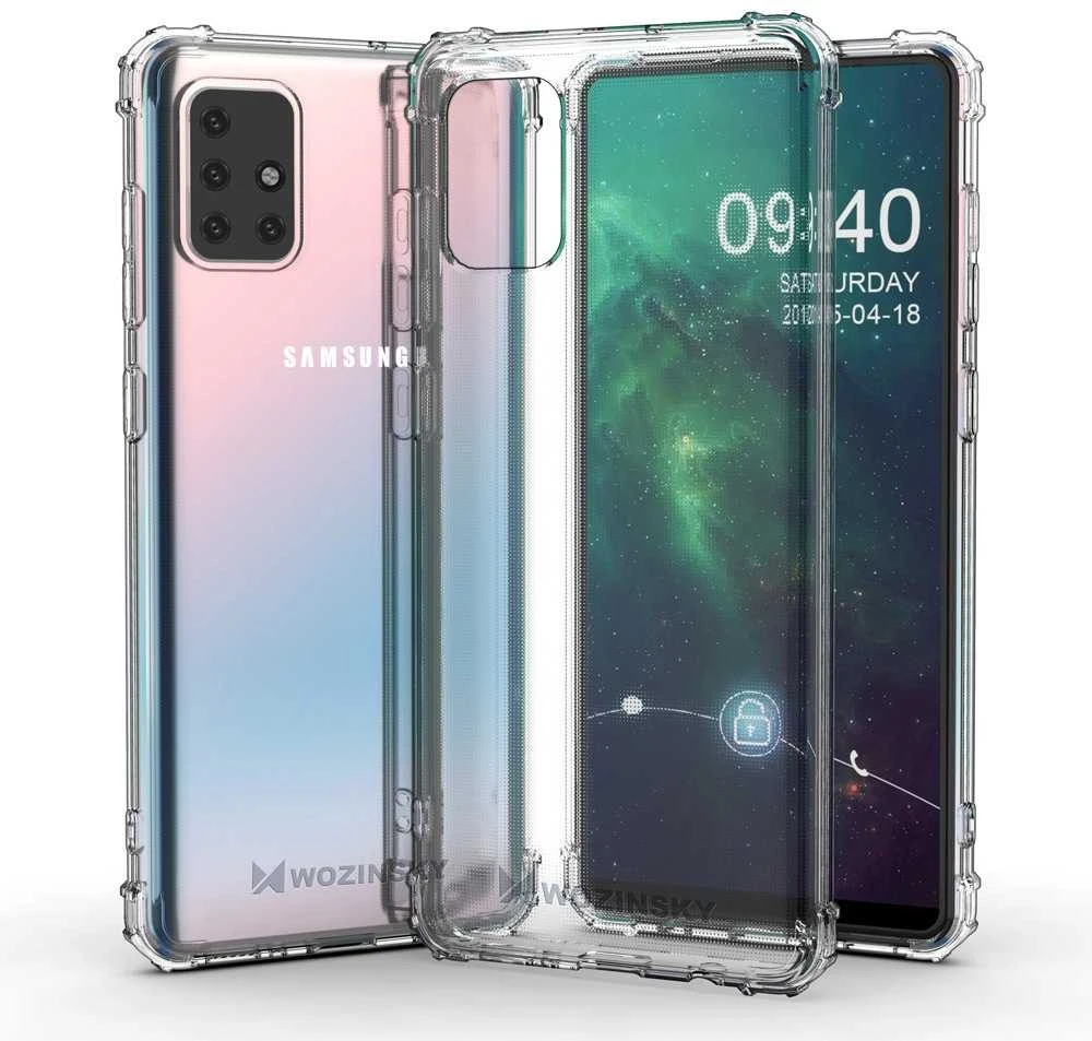 Dėklas Wozinsky Pancerne „Samsung Galaxy A72 4G Anti Shock“ permatomas