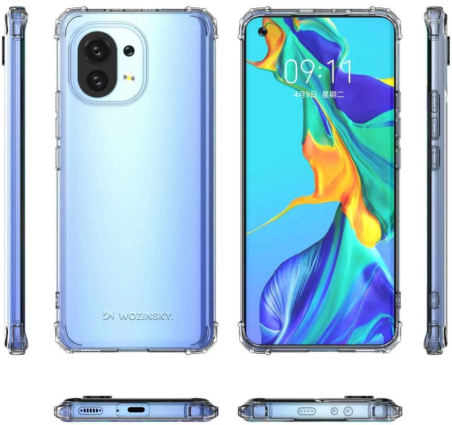 Dėklas Wozinsky Pancerne etui do Xiaomi Mi 11 Anti Shock permatomas