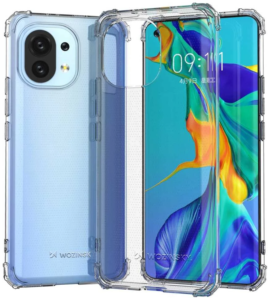 Dėklas Wozinsky Pancerne etui do Xiaomi Mi 11 Anti Shock permatomas