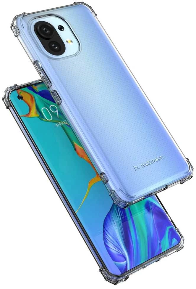 Dėklas Wozinsky Pancerne etui do Xiaomi Mi 11 Anti Shock permatomas