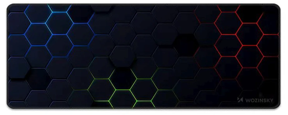 Wozinsky WPD-B800 Gaming Desk Pad 800x300mm Atsparus vandeniui with Pattern - Juodas