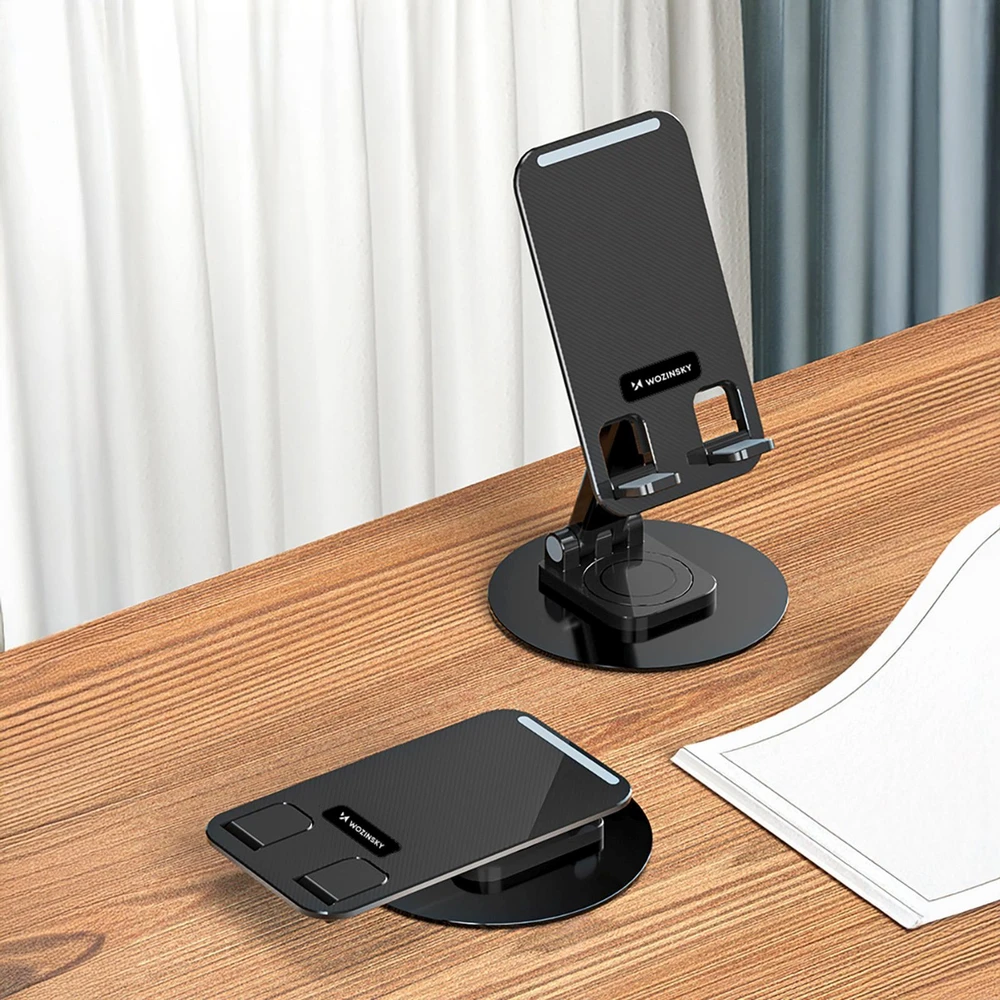 Wozinsky WPT-K393 stabilus telefono ir planšetinio kompiuterio stovas - juodas