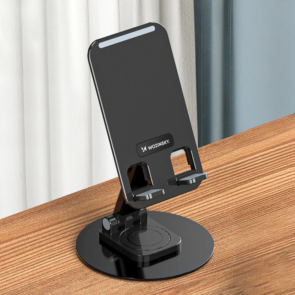Wozinsky WPT-K393 stabilus telefono ir planšetinio kompiuterio stovas - juodas