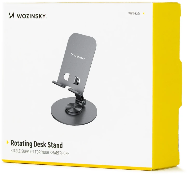 Wozinsky WPT-K95 pasukamas telefono ir planšetinio kompiuterio stovas - pilka