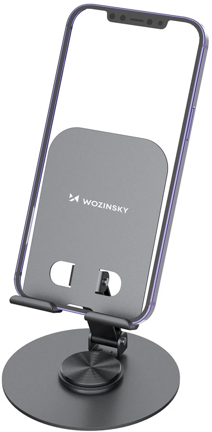 Wozinsky WPT-K95 pasukamas telefono ir planšetinio kompiuterio stovas - pilka