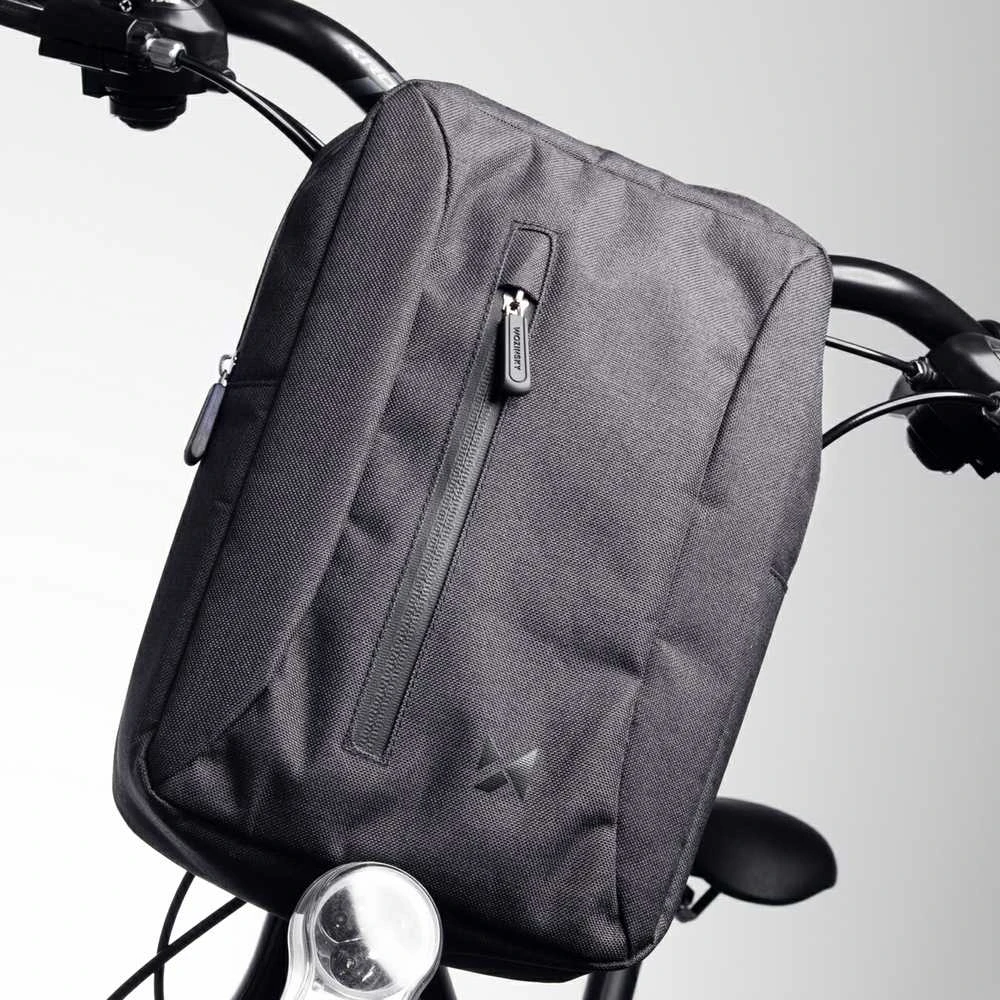 Wozinsky bicycle bag for handlebars – pilkos spalvos