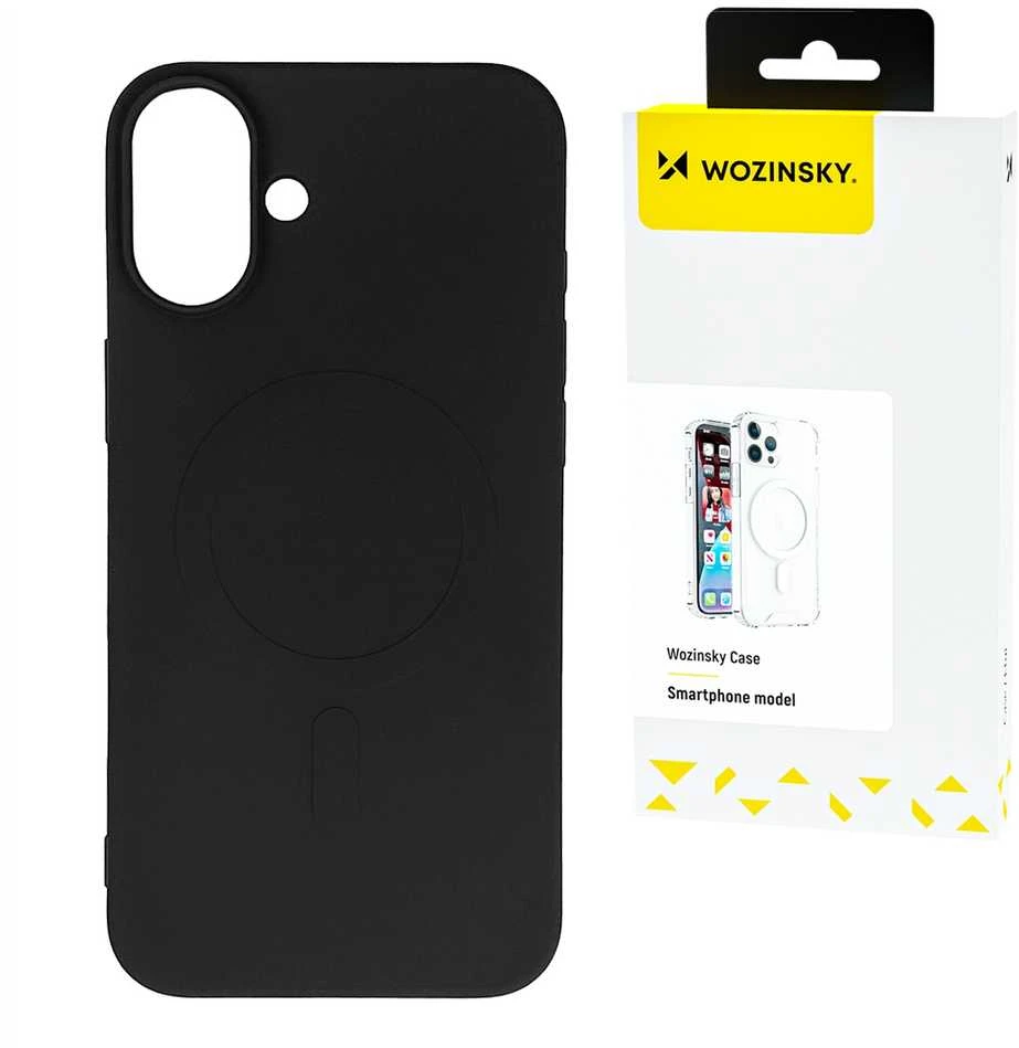 Wozinsky silikoninis Magsafe Magnetic Samsung Galaxy S25 Ultra – dėklas telefonui juodos spalvos