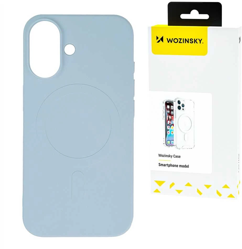 Wozinsky Silicone Magsafe Magnetic Samsung Galaxy S25 Ultra – dėklas telefonui mėlynos spalvos