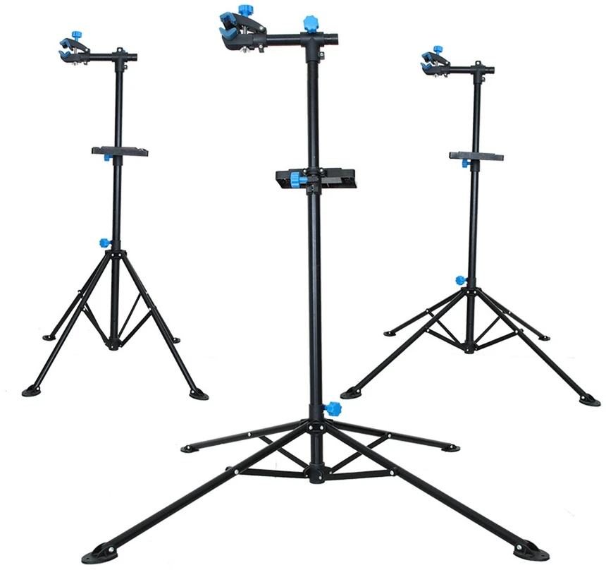 Wozinsky WSS-180 grindų aptarnavimo stovas su rankenėlėmis 30 kg dviračiams - juodas
