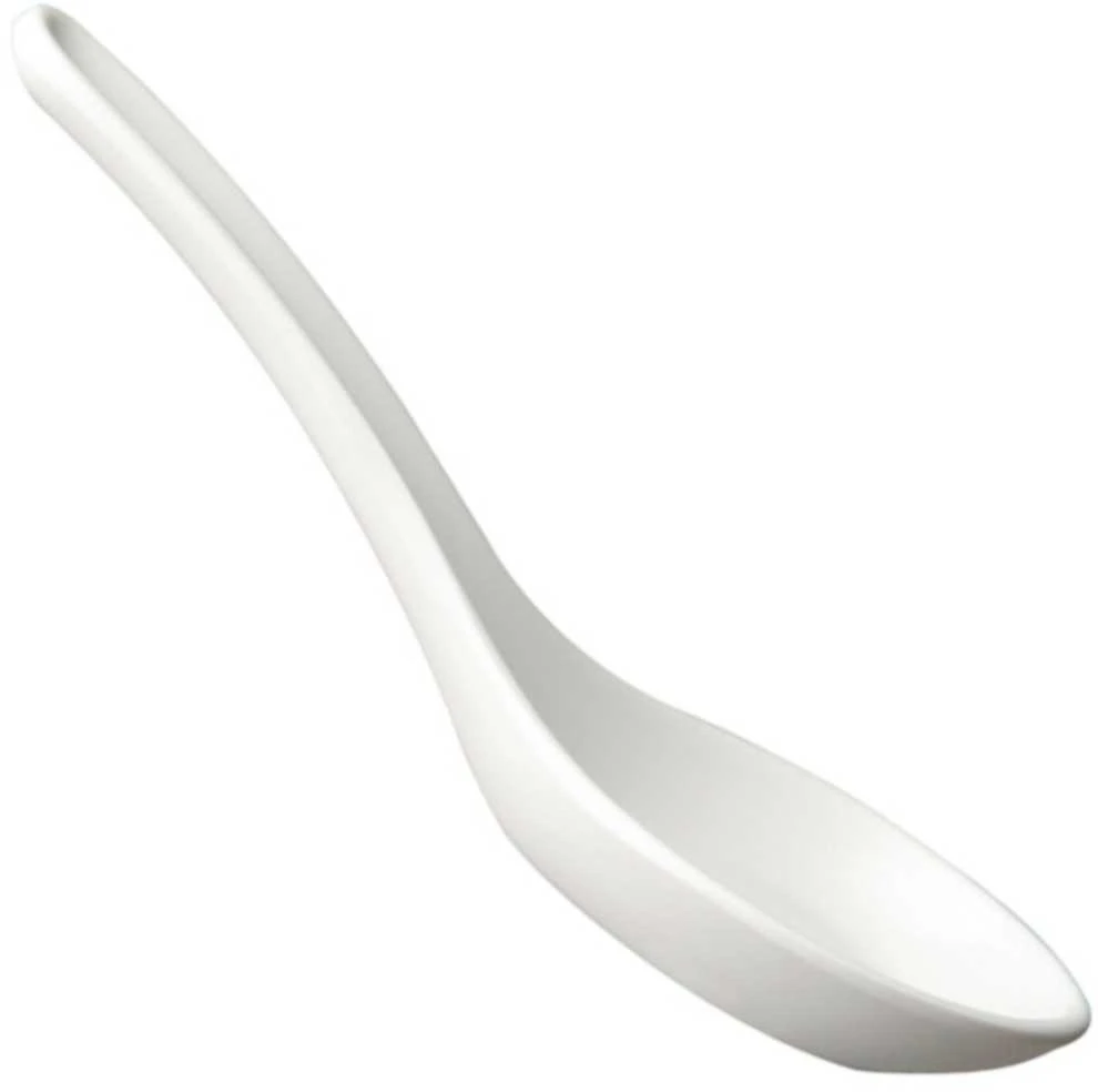 Melamino užkandžių šaukštelis 135 x 45 mm balta - Hendi 566534