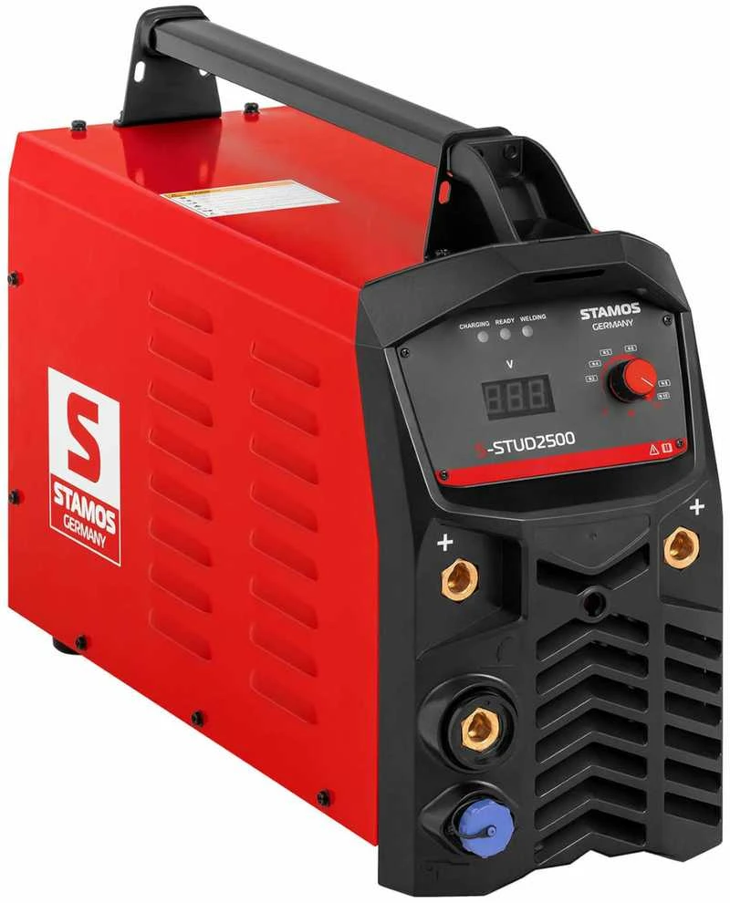 Stamos Germany Kondensatorių suvirinimo aparatas varžtams, vinims, metaliniams kaiščiams M3 - M10 S-STUD2500 Juli Stamos Vokietija
