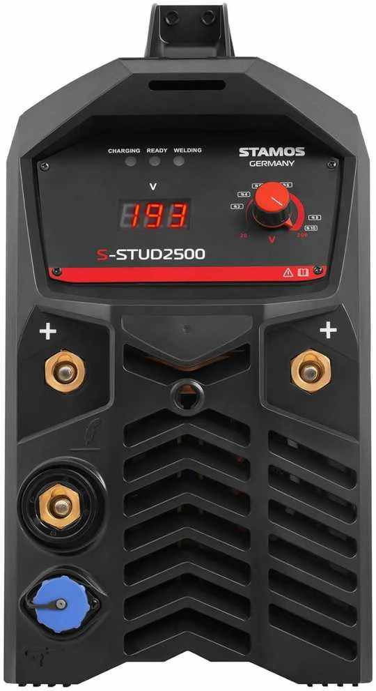 Stamos Germany Kondensatorių suvirinimo aparatas varžtams, vinims, metaliniams kaiščiams M3 - M10 S-STUD2500 Juli Stamos Vokietija
