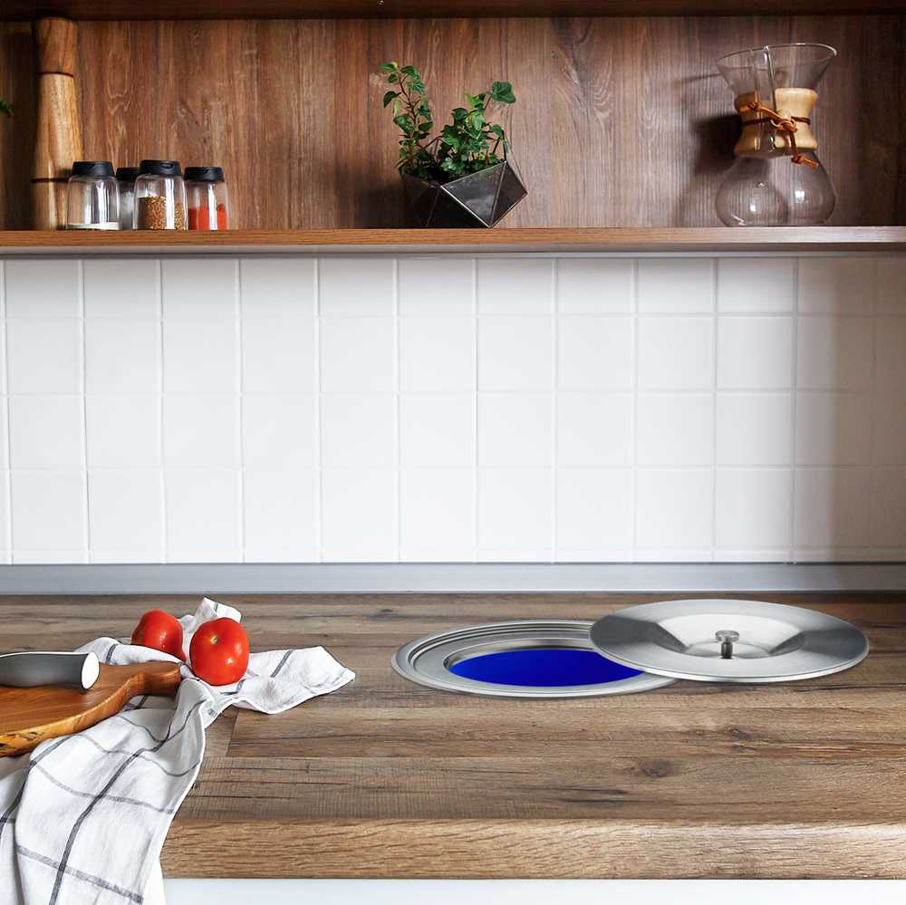 Bonideco Įmontuojama šiukšliadėžė stalviršiui 23x24cm, 5L