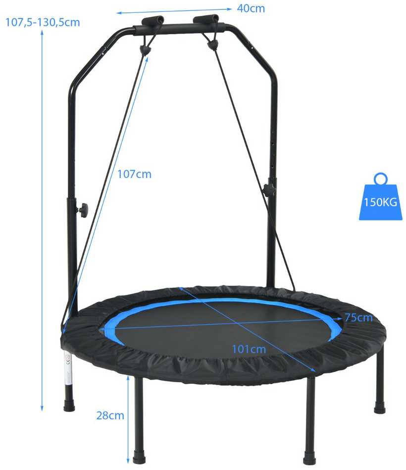 Bonideco Select Fitneso batutas 101x130,5cm., juodos/mėlynos spalvos