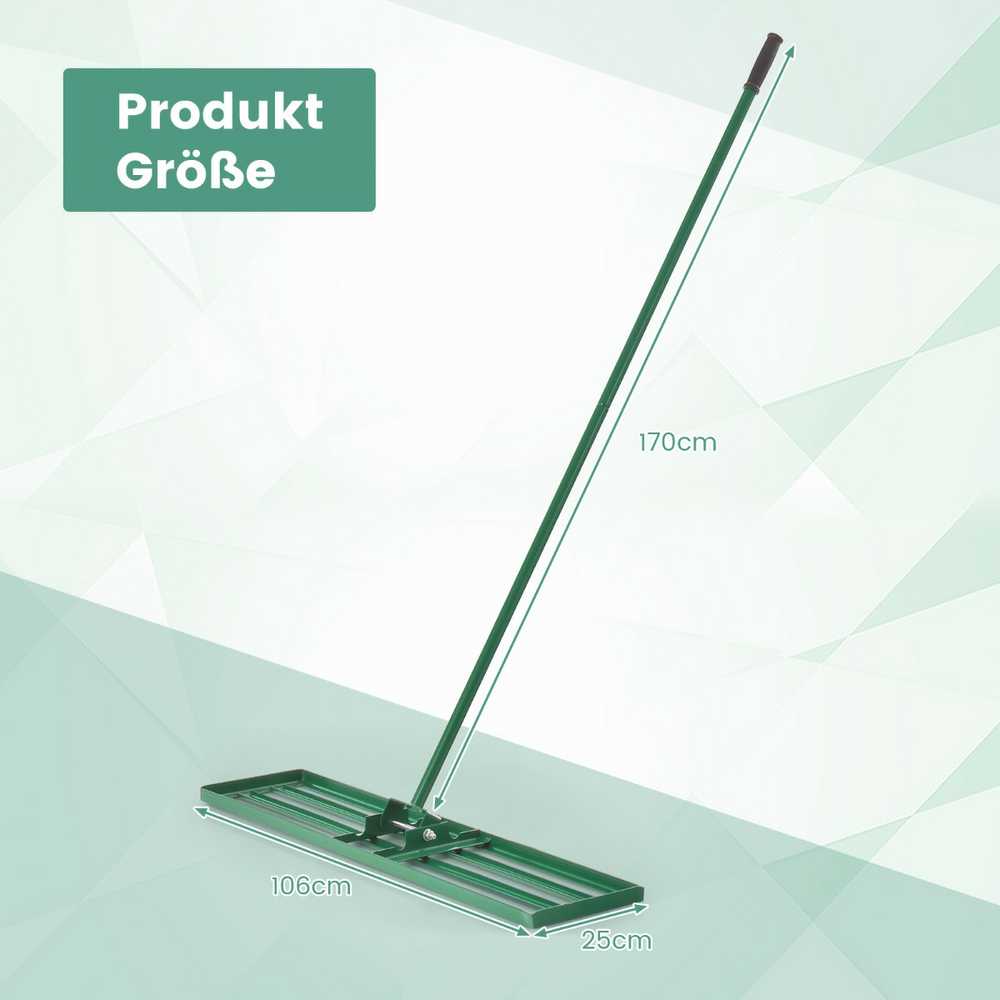 Bonideco Select Vejos lyginimo grėblys 106x25x170cm., žalios spalvos