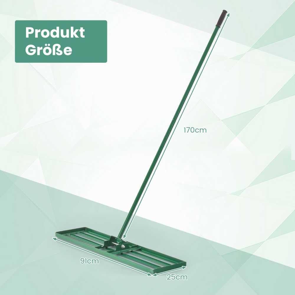 Bonideco Select Vejos lyginimo grėblys 91x25x170cm., žalios spalvos