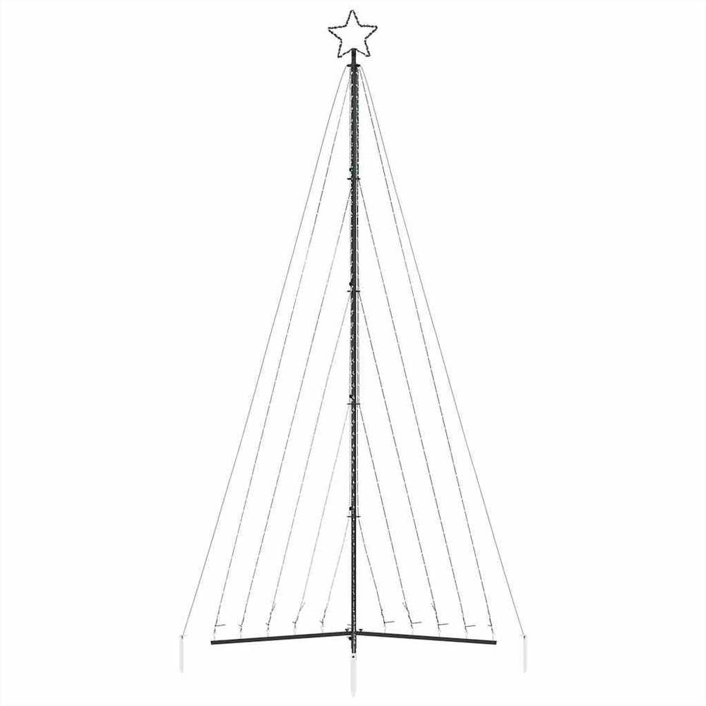 LED Kalėdų eglutė 570 LED Šalta Balta 399 cm