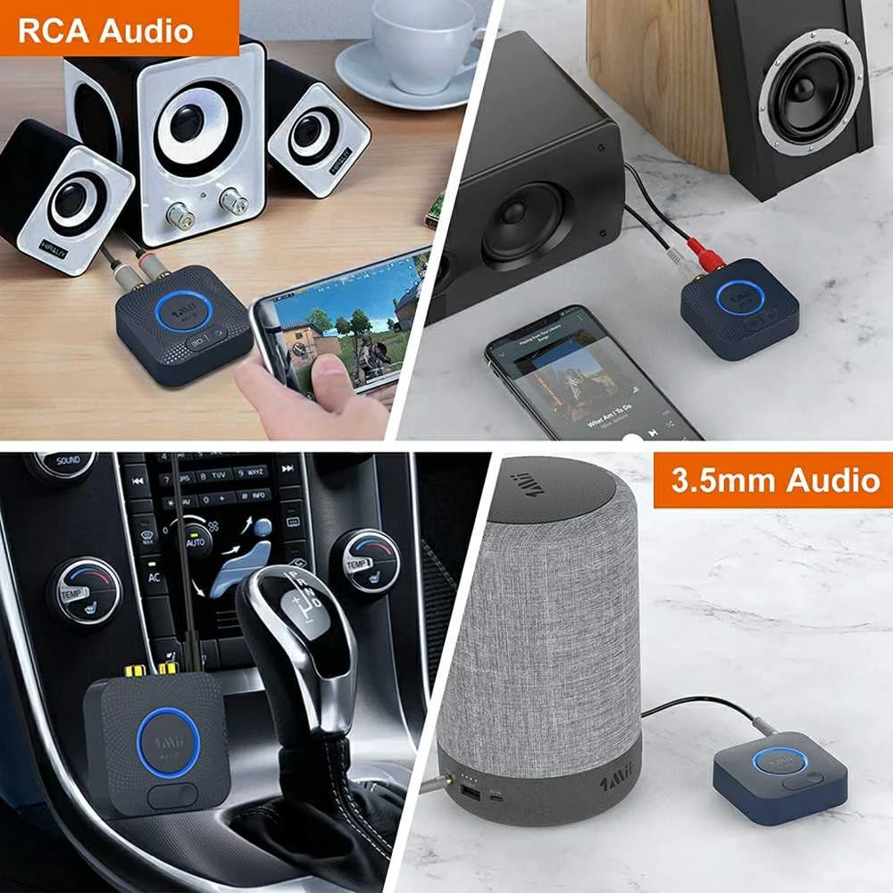 1Mii B06HD Bluetooth 5 aptX HD 50m garso imtuvas